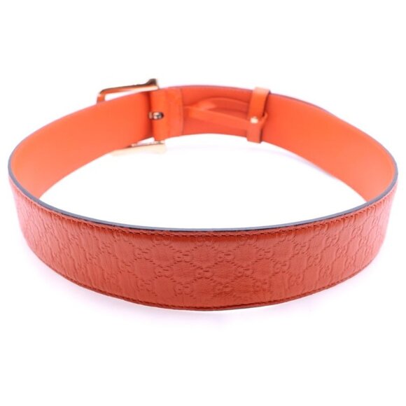 Guccissima Leather Belt Orange main image 5